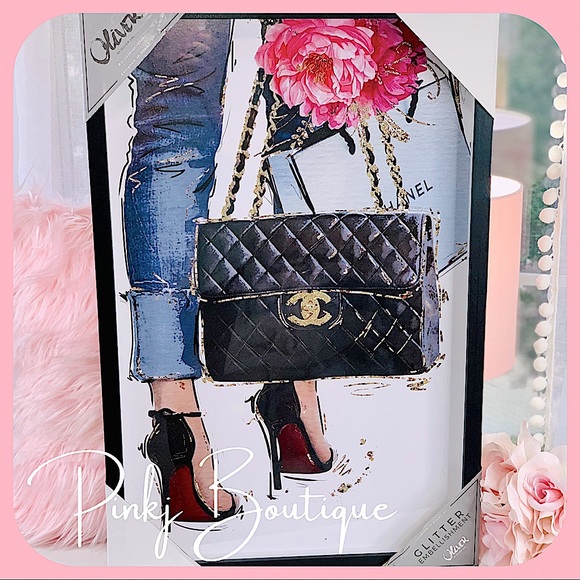 Oliver Gal Wall Decor Oliver Gal Chanel Luxury Designer Wall Art